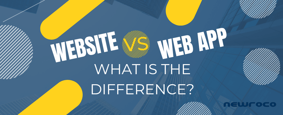 infographic website versus web app