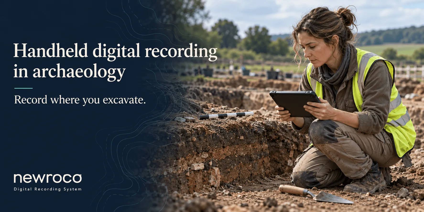 modern archaeology with handheld devices